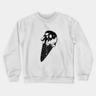 Ice-cream Skull Crewneck Sweatshirt